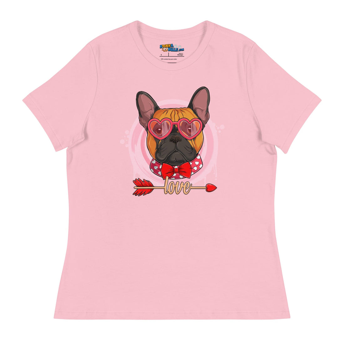 Hunky Red &amp; White Colored Male French Bulldog Valentine&