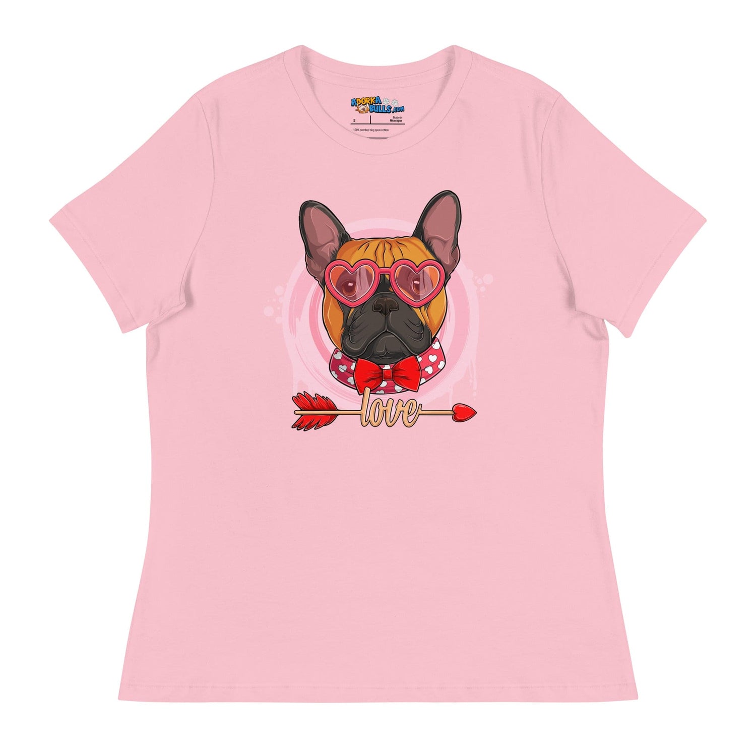 Hunky Red &amp; White Colored Male French Bulldog Valentine&