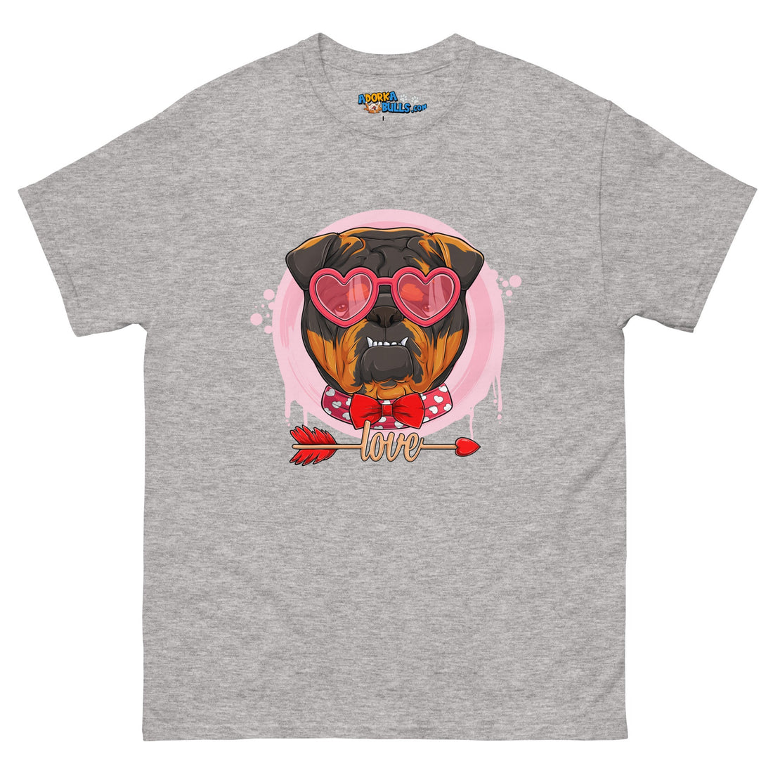 Hunky Tri Colored Male English Bulldog Valentine&