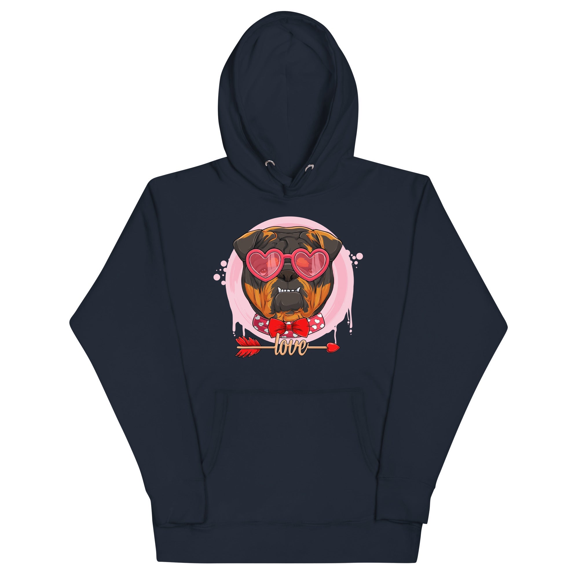 Hunky Tri Colored Male English Bulldog Valentine&