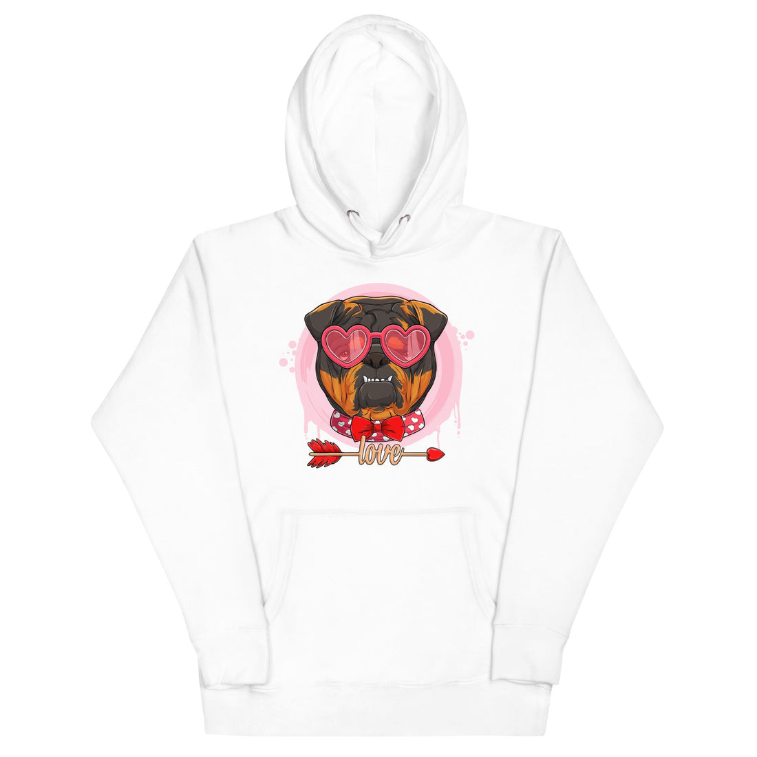 Hunky Tri Colored Male English Bulldog Valentine&