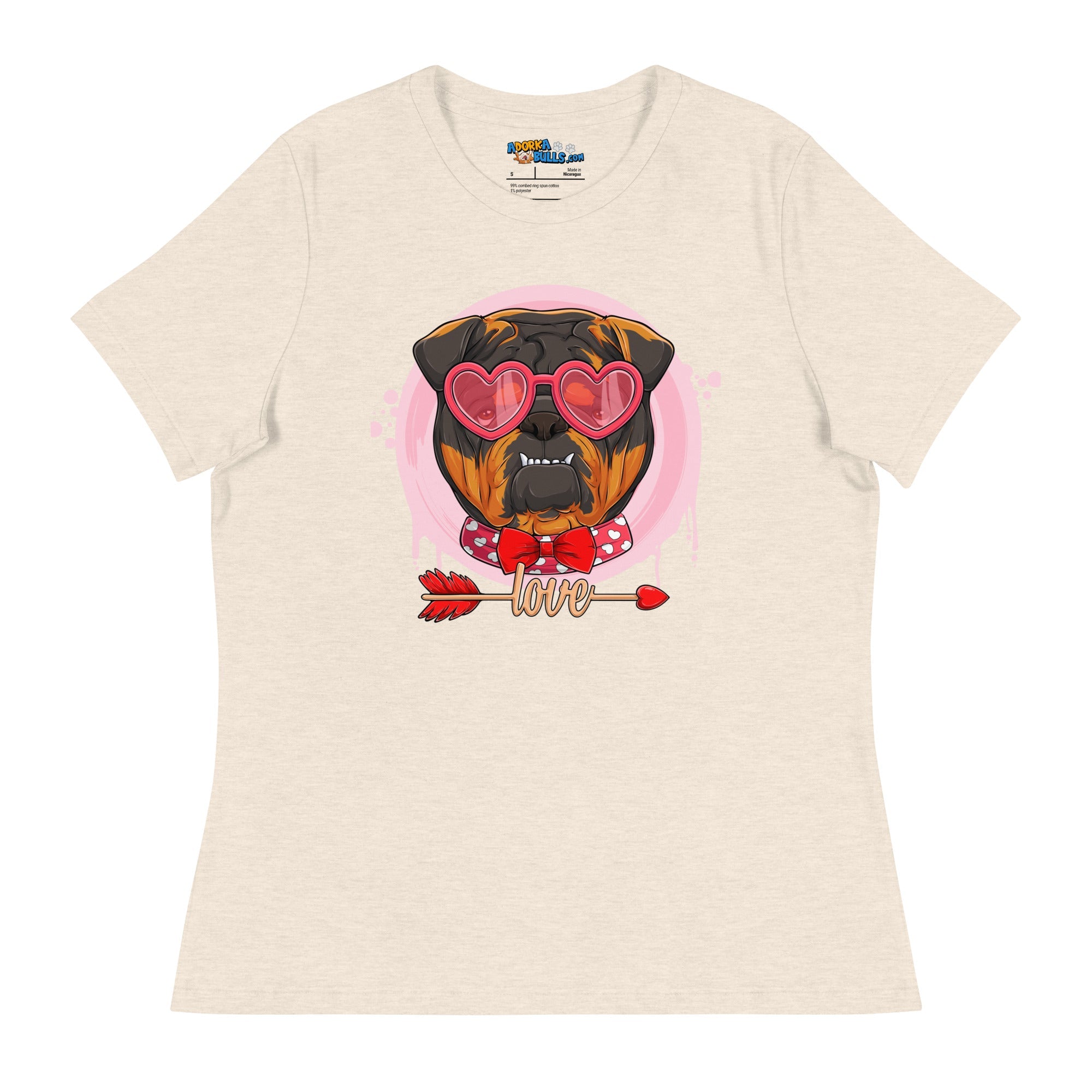 Hunky Tri Colored Male English Bulldog Valentine&