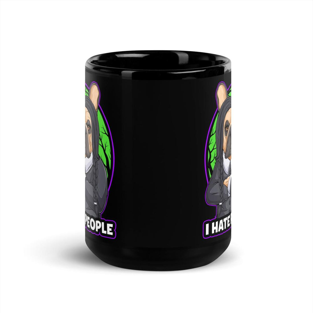 "I Hate People" French Bulldog Halloween Mug