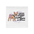 "I Hug My Bulldog" Female French Bulldog Pillow Case | Fawn & White with Spina Bifida