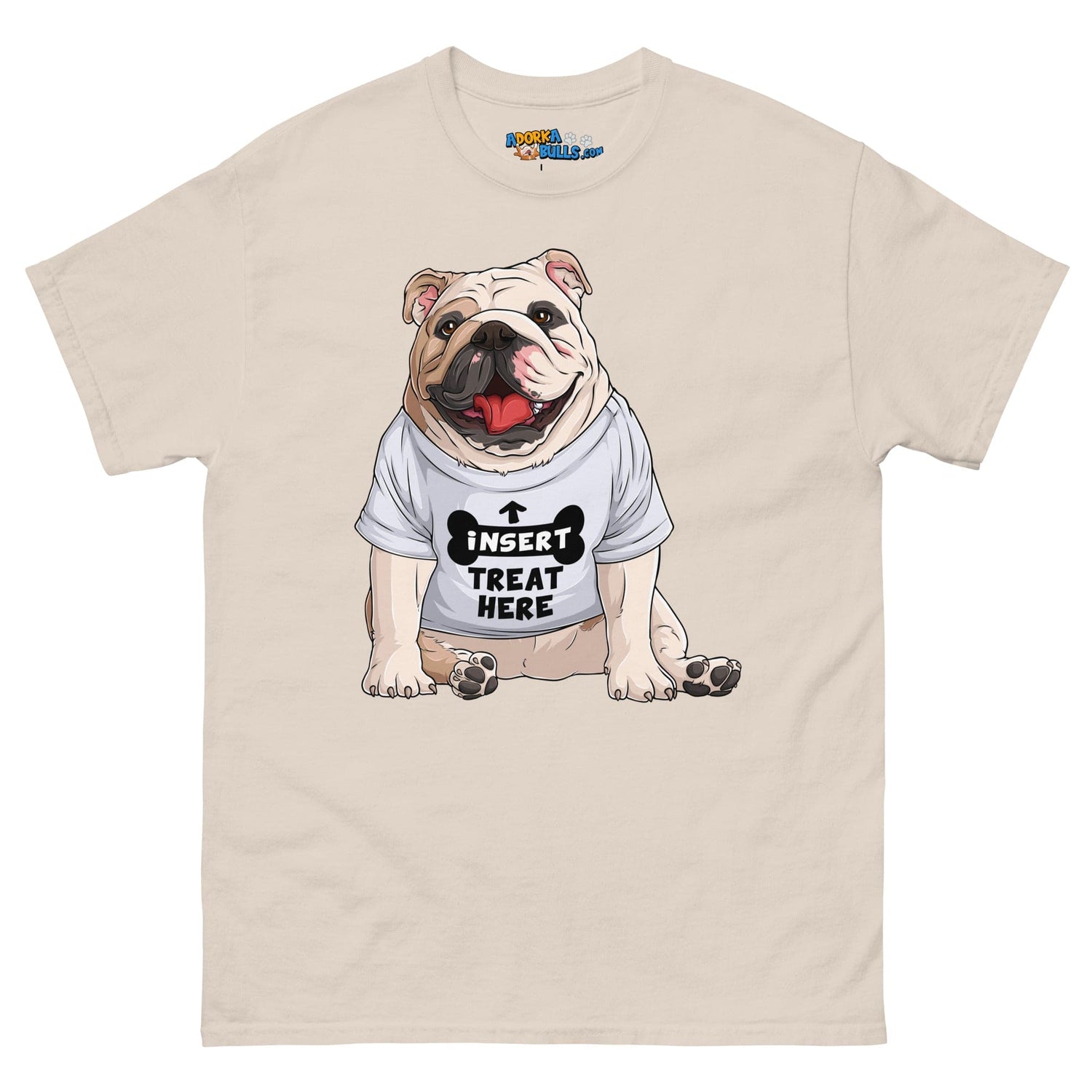 &quot;Insert Treat Here&quot; English Bulldog Men&