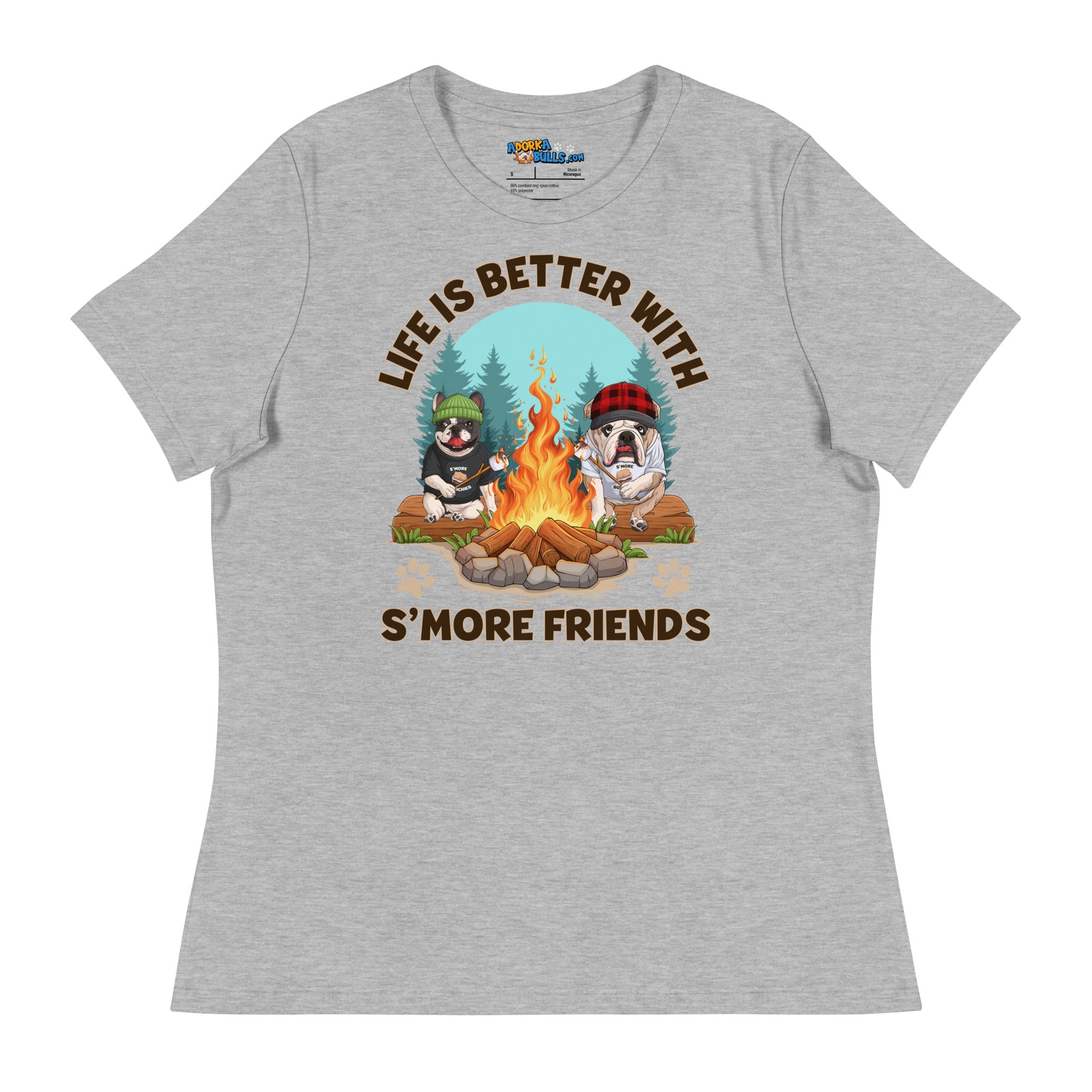&quot;Life Is Better with S’more Friends&quot; – French &amp; English Bulldog Campfire Women&