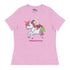 Lilypad Riding Pink Haired Unicorn Women&