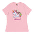 Lilypad Riding Pink Haired Unicorn Women&