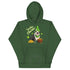 "Lucky Charm" Female Bulldog Hoodie | B&W Colored