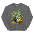 "Lucky Charm" Female Bulldog Sweatshirt | B&W Colored