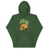 "Lucky Charm" Female Frenchie Hoodie | Red & White Colored