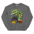 "Lucky Charm" Male Frenchie Sweatshirt | B&W Colored
