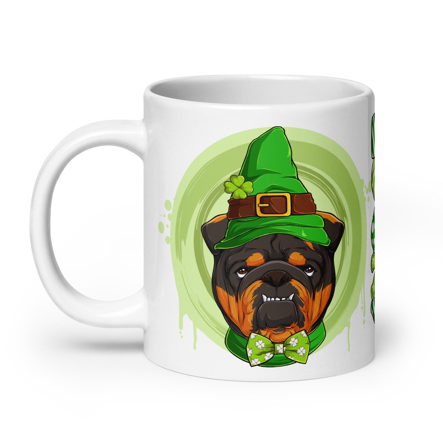 &quot;Lucky&quot; English Bulldog Mug | Tri Colored