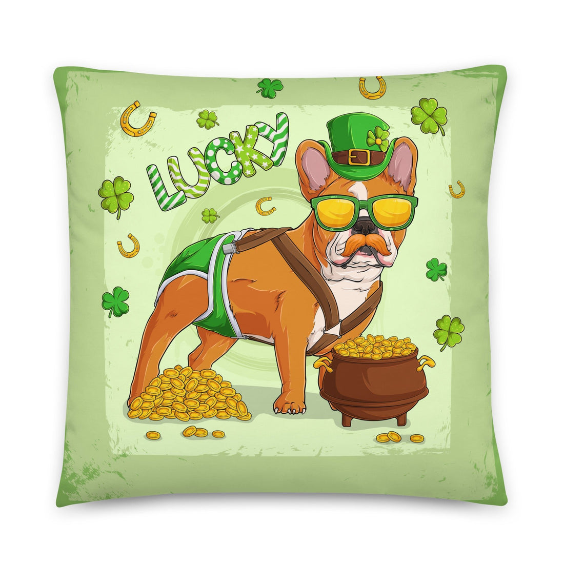 &quot;Lucky&quot; Throw Pillow