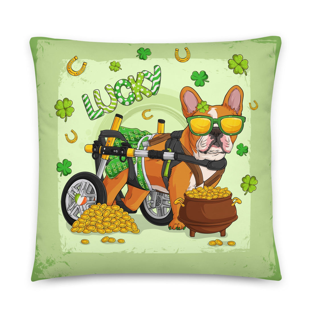 &quot;Lucky&quot; Throw Pillow