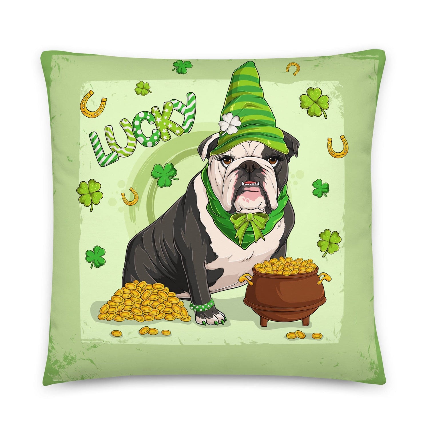 &quot;Lucky&quot; Throw Pillow