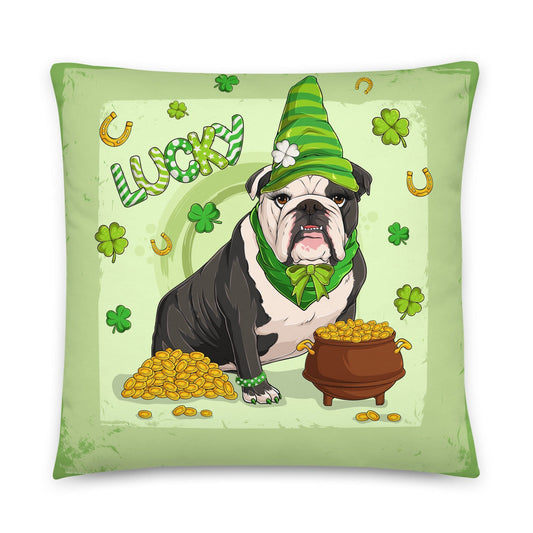 "Lucky" Throw Pillow