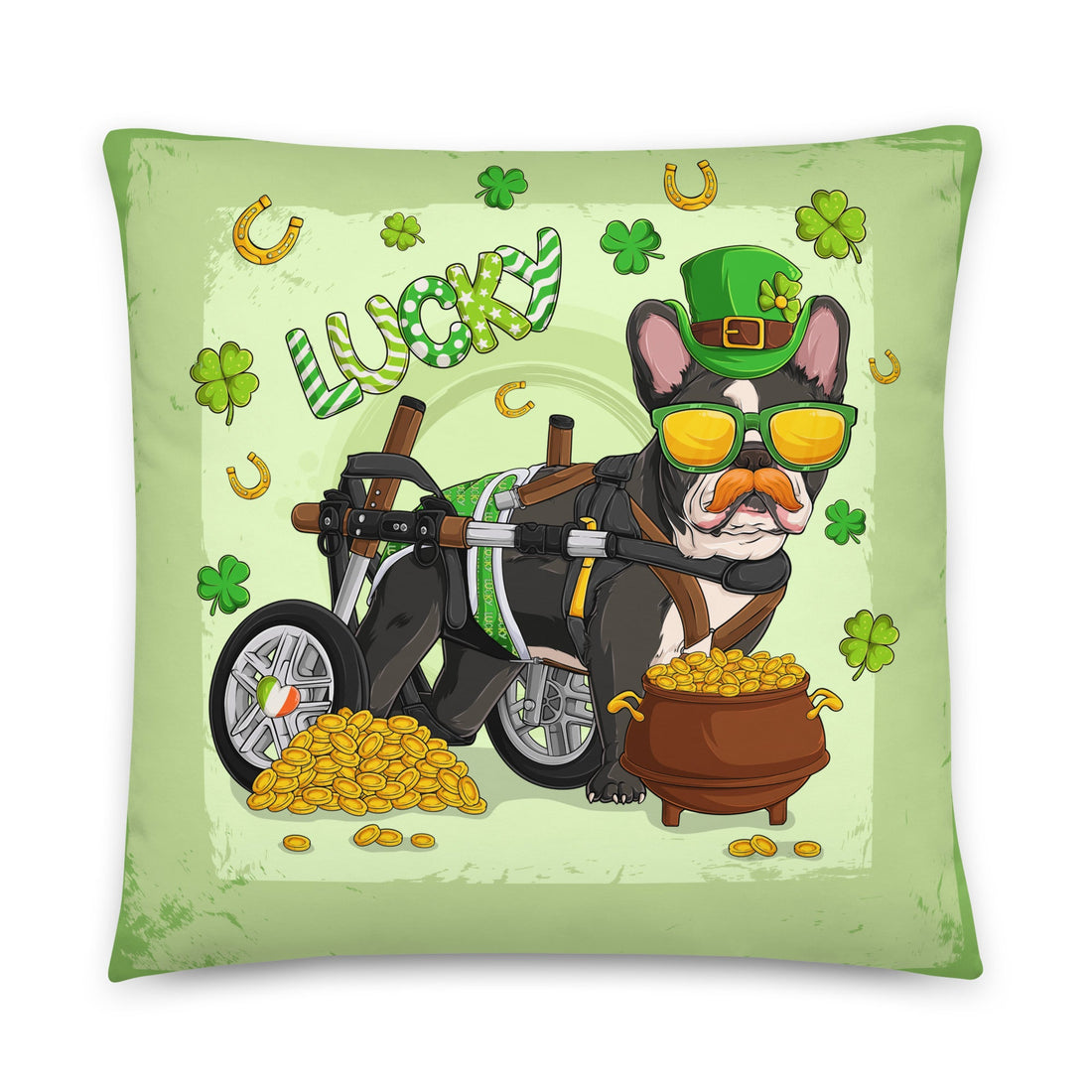 &quot;Lucky&quot; Throw Pillow
