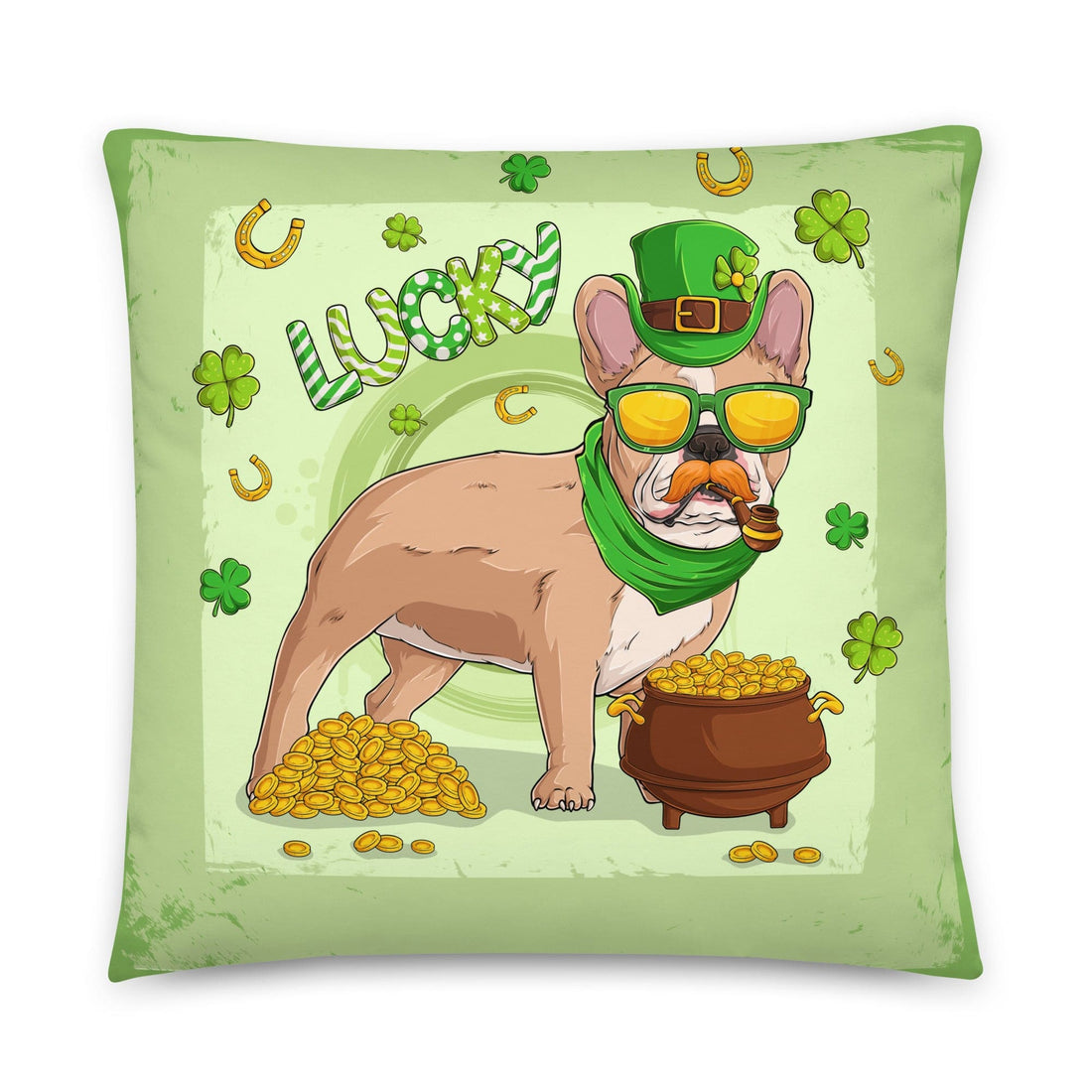 &quot;Lucky&quot; Throw Pillow