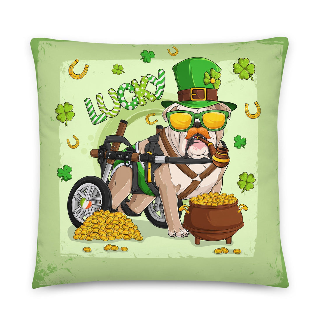 &quot;Lucky&quot; Throw Pillow