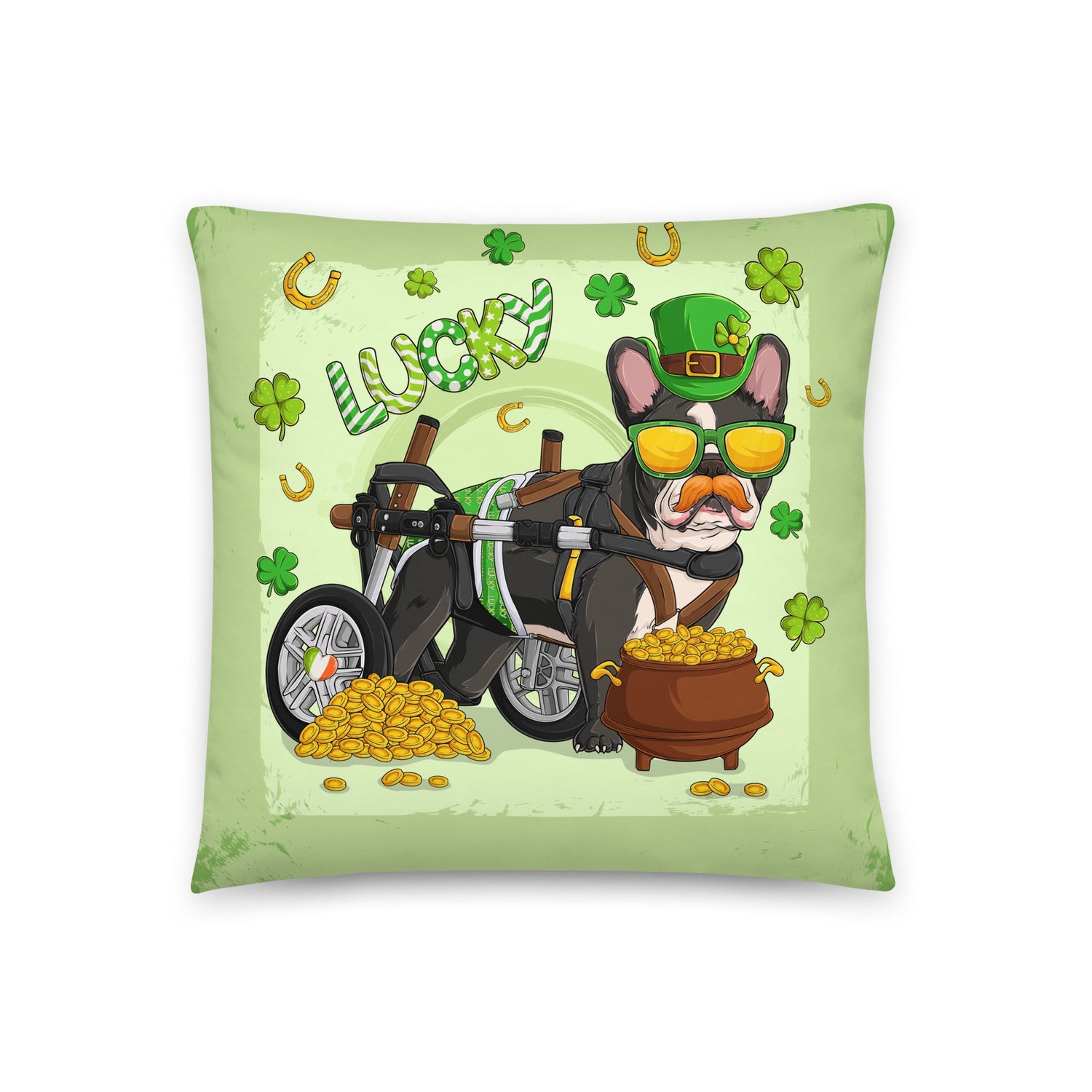 &quot;Lucky&quot; Throw Pillow