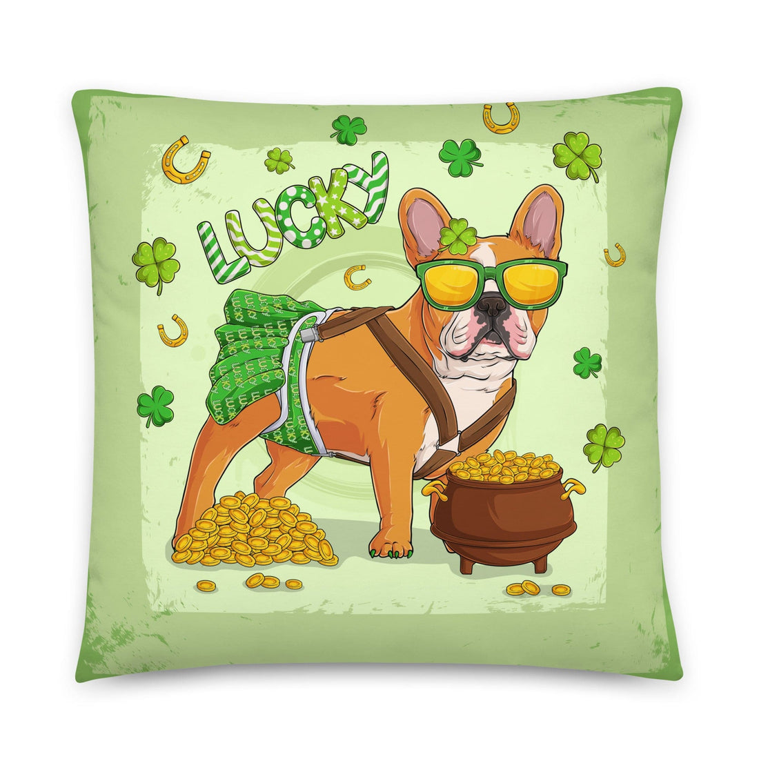 &quot;Lucky&quot; Throw Pillow