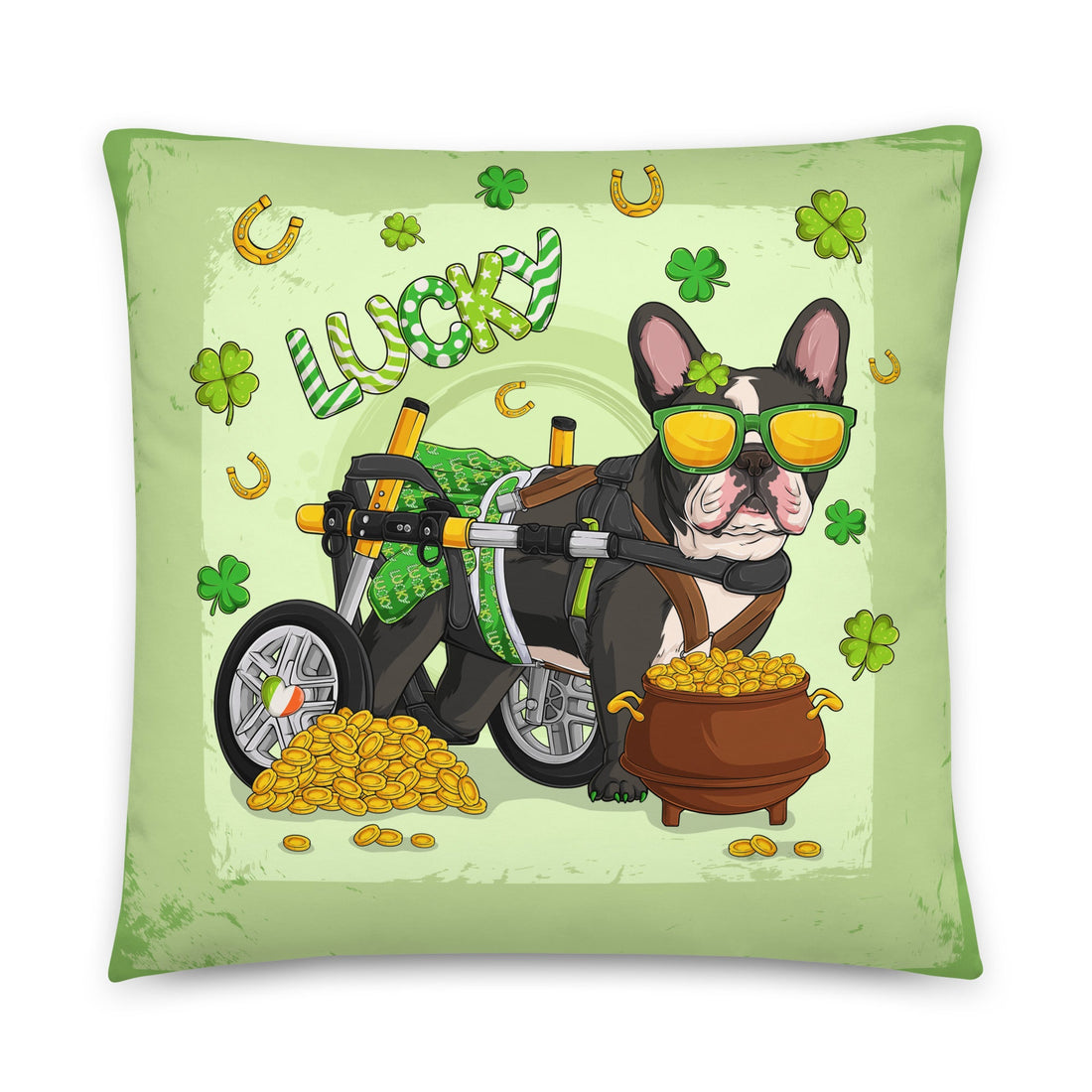 &quot;Lucky&quot; Throw Pillow