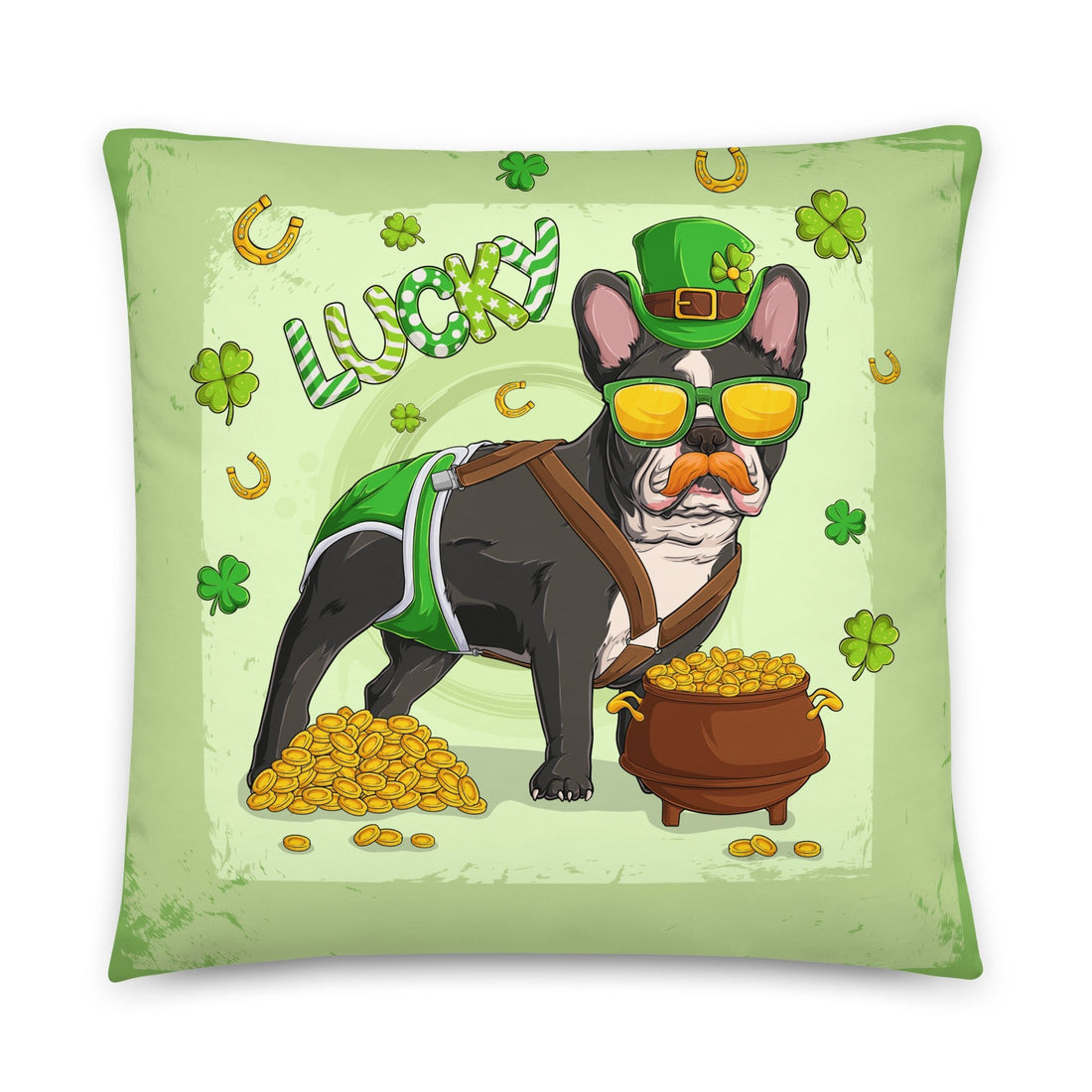 &quot;Lucky&quot; Throw Pillow