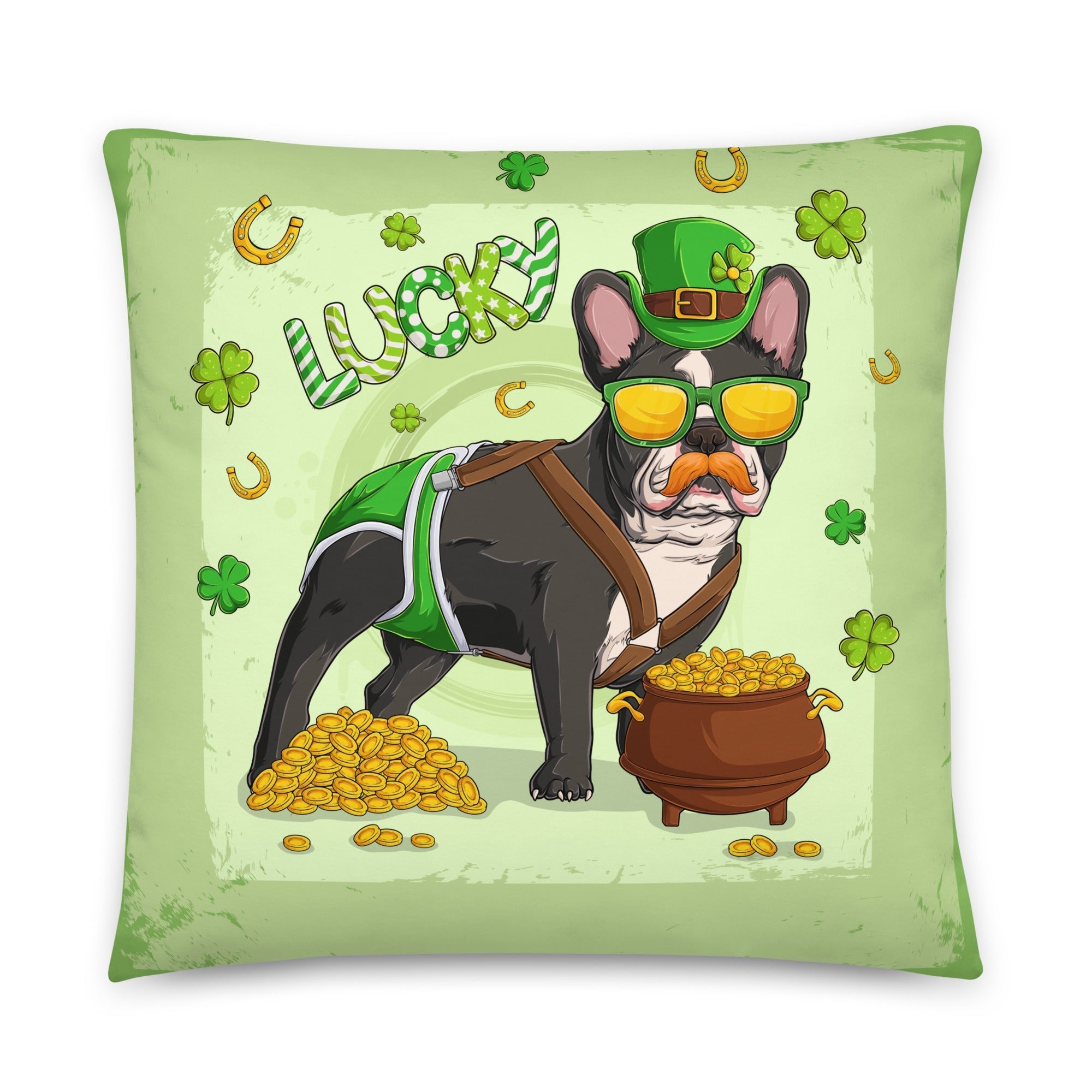 &quot;Lucky&quot; Throw Pillow