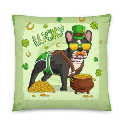 &quot;Lucky&quot; Throw Pillow