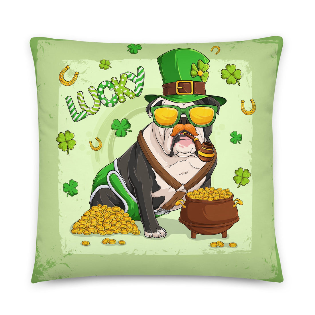 &quot;Lucky&quot; Throw Pillow