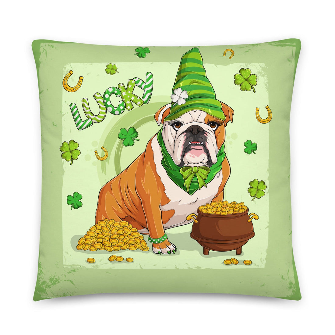 &quot;Lucky&quot; Throw Pillow