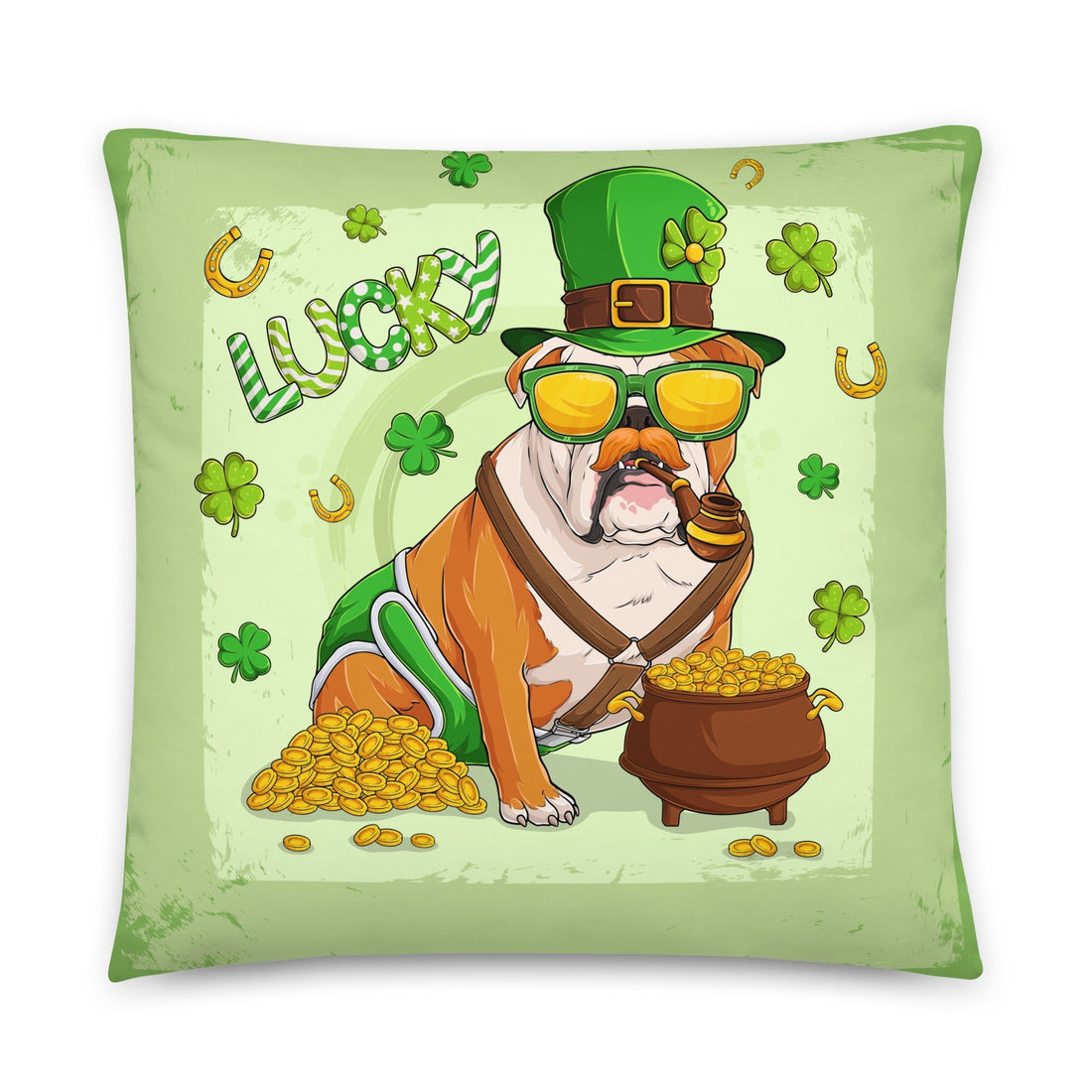 "Lucky" Throw Pillow