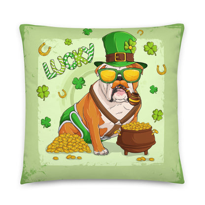 &quot;Lucky&quot; Throw Pillow