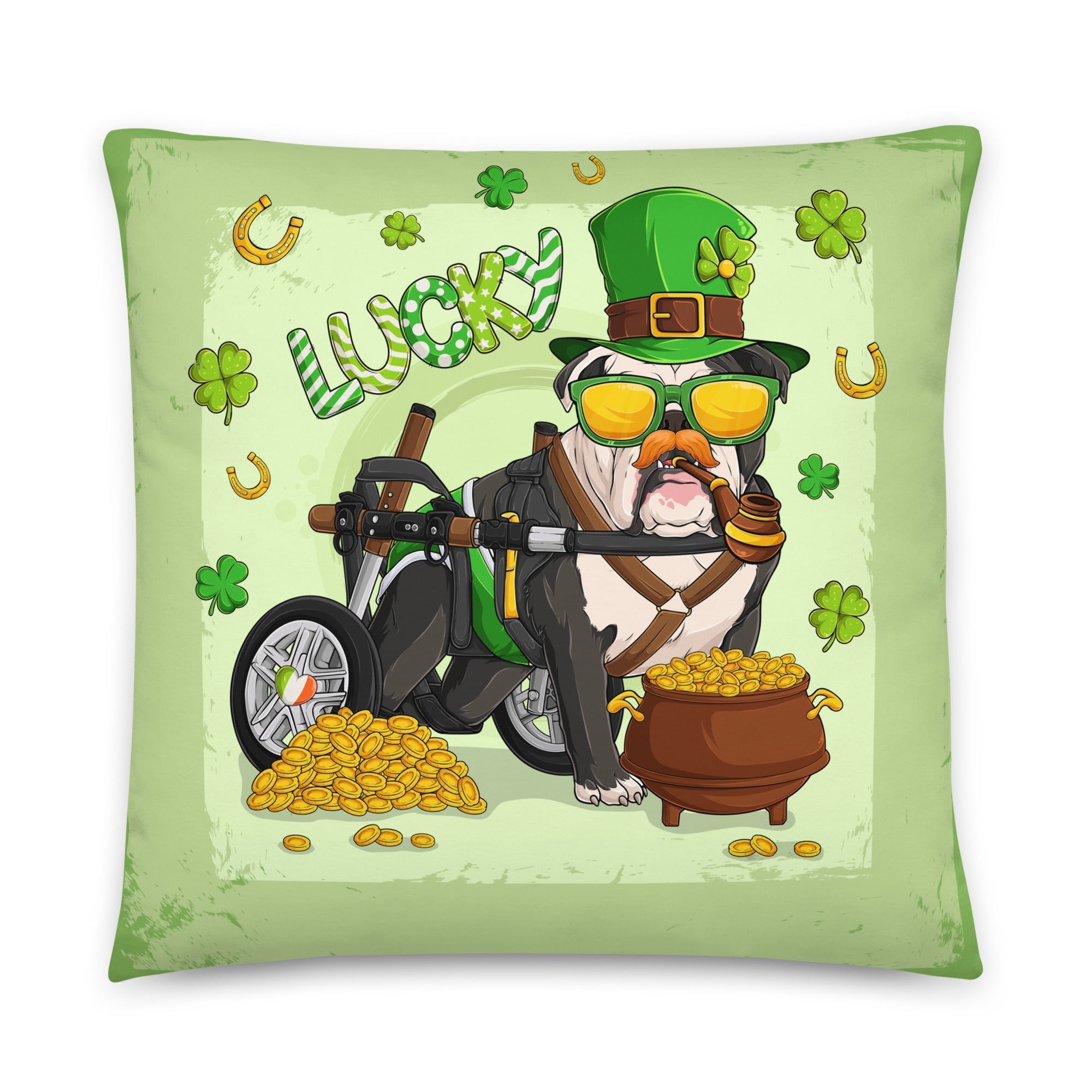 &quot;Lucky&quot; Throw Pillow