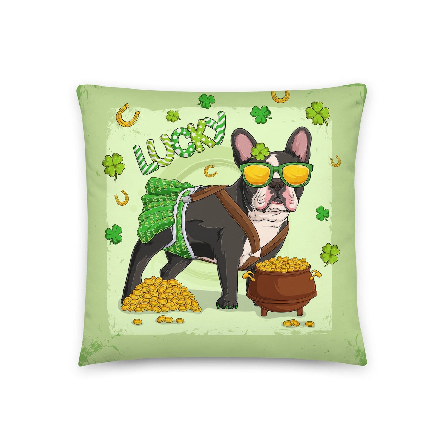 &quot;Lucky&quot; Throw Pillow