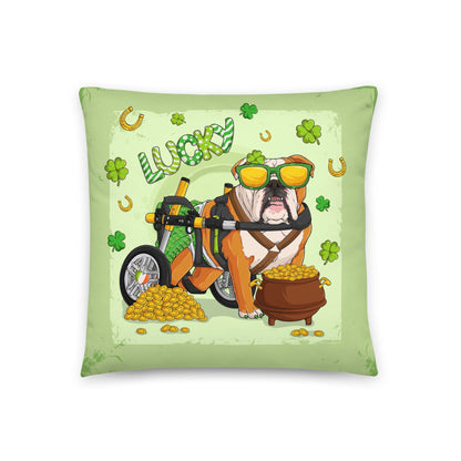 &quot;Lucky&quot; Throw Pillow