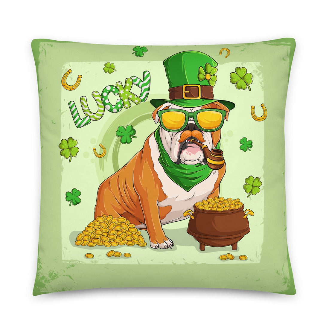 &quot;Lucky&quot; Throw Pillow