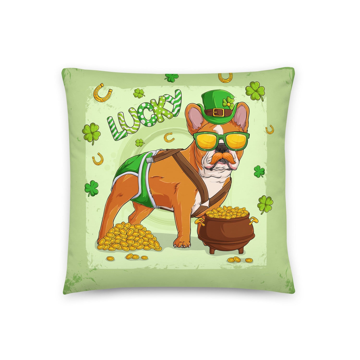 &quot;Lucky&quot; Throw Pillow