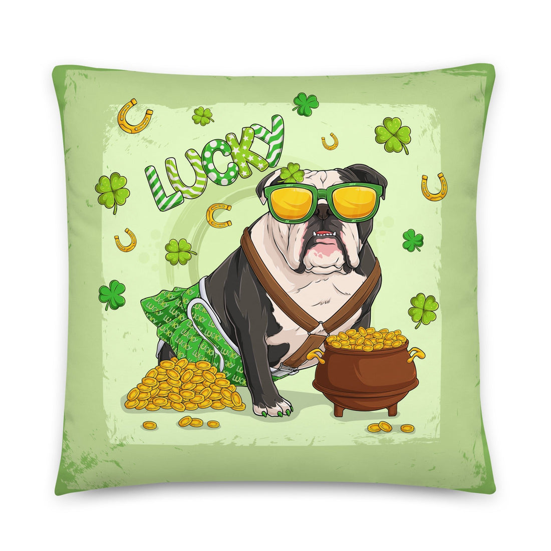 &quot;Lucky&quot; Throw Pillow