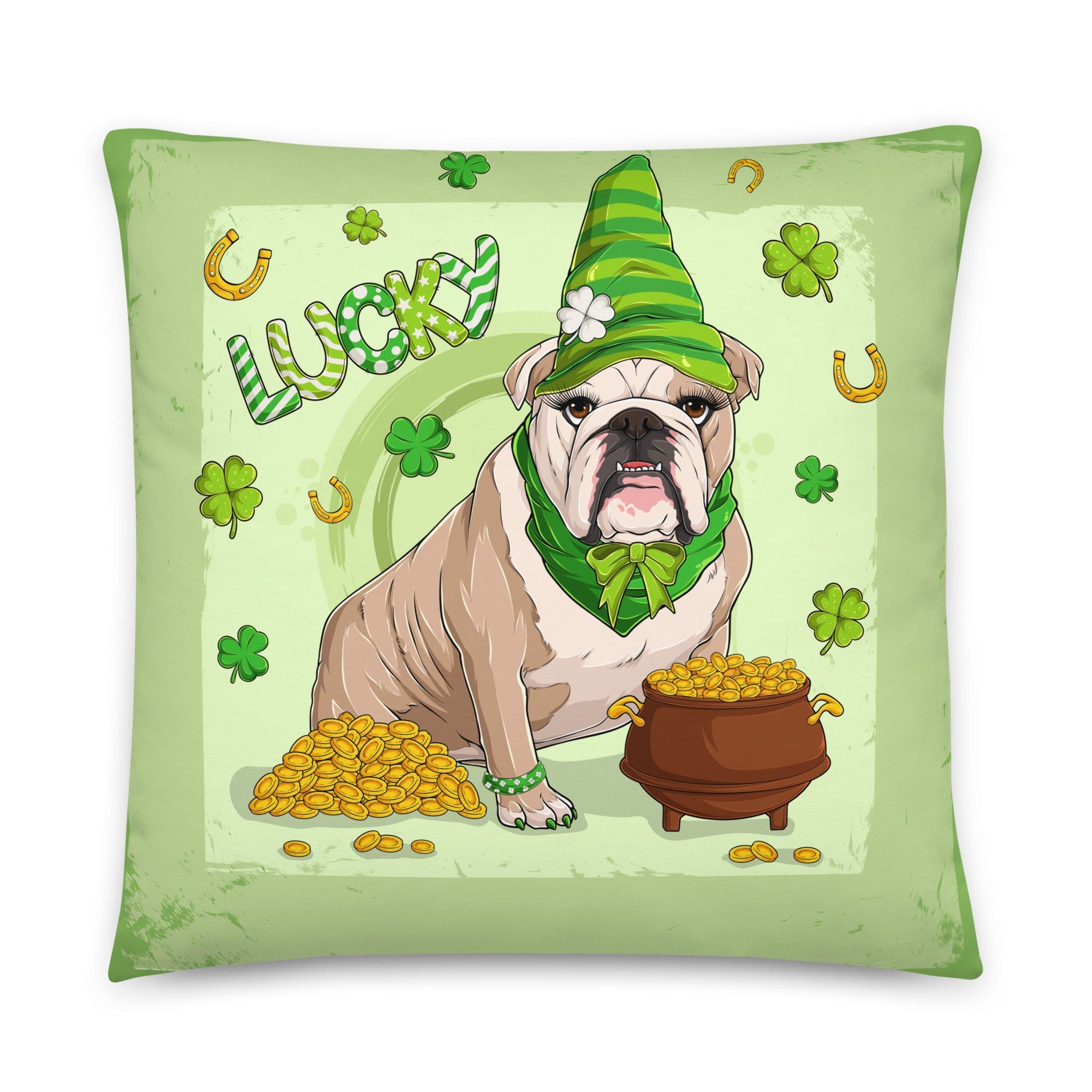 "Lucky" Throw Pillow