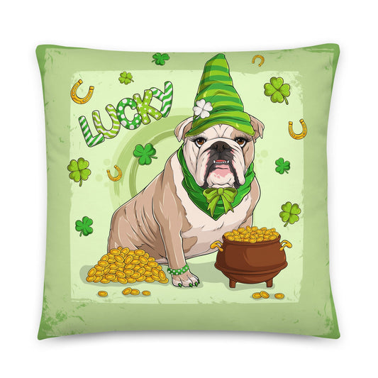 "Lucky" Throw Pillow