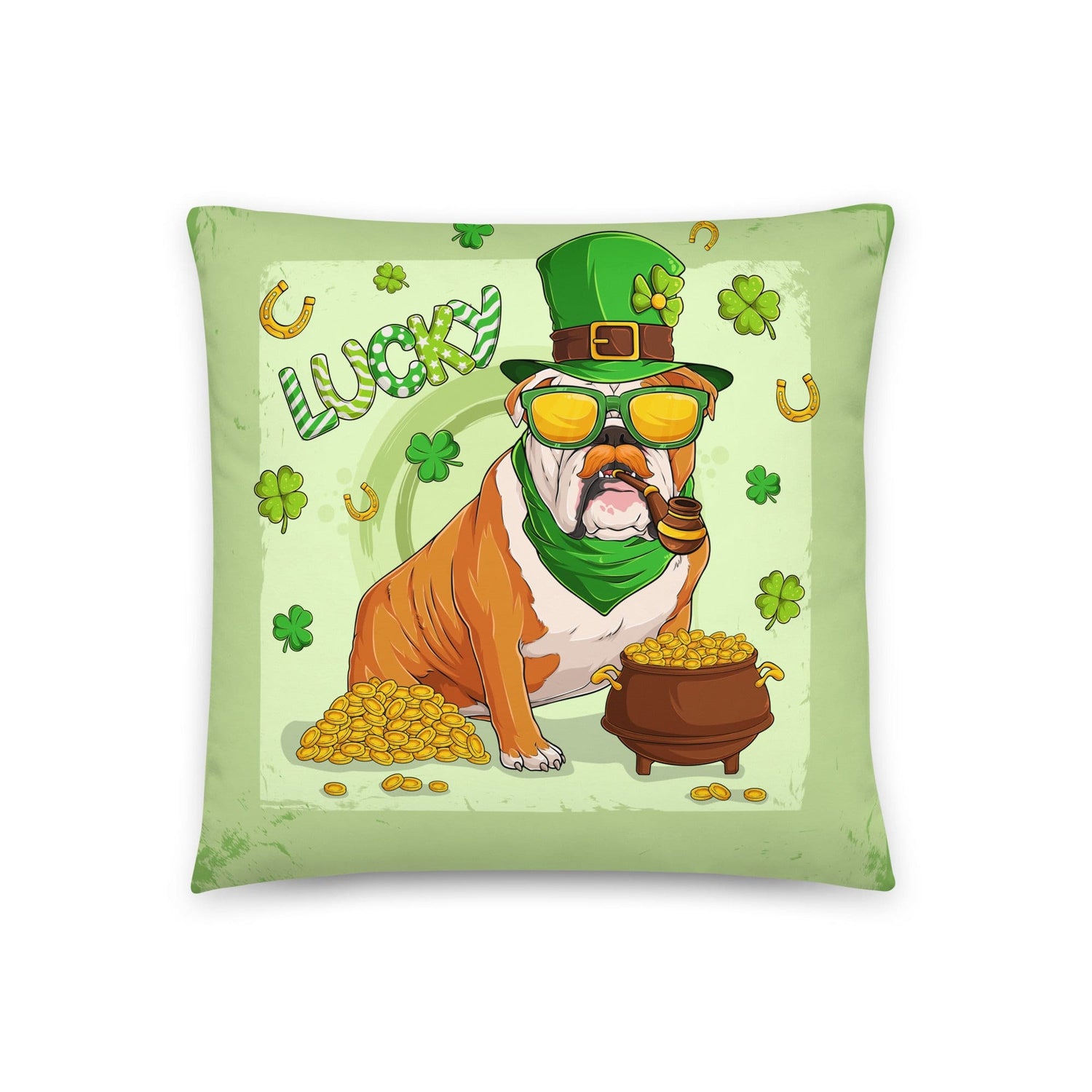 &quot;Lucky&quot; Throw Pillow