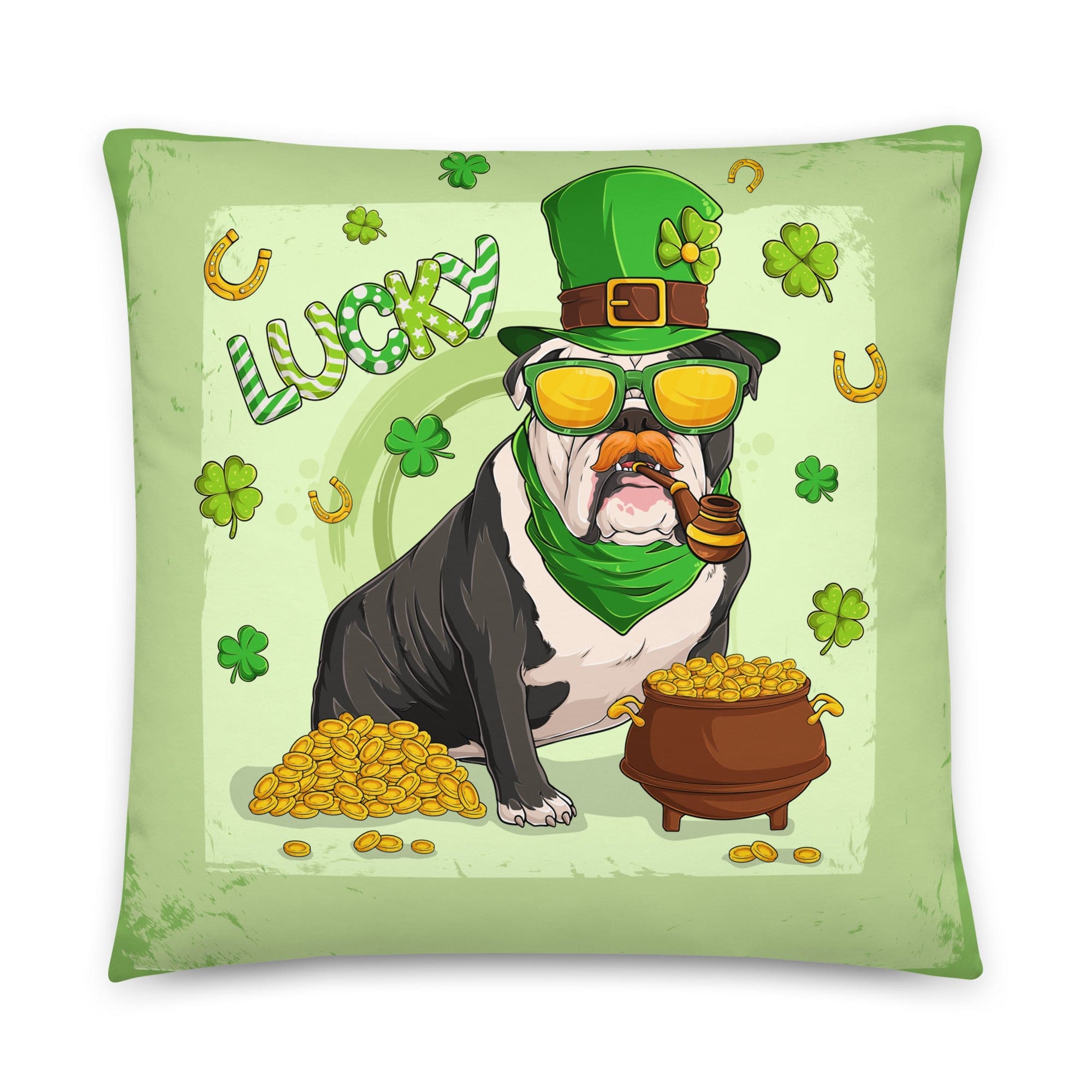 "Lucky Throw Pillow