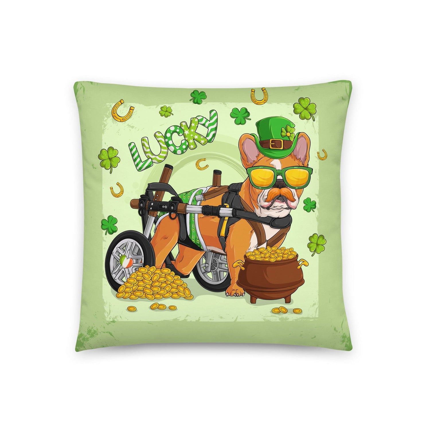 &quot;Lucky&quot; Throw Pillow