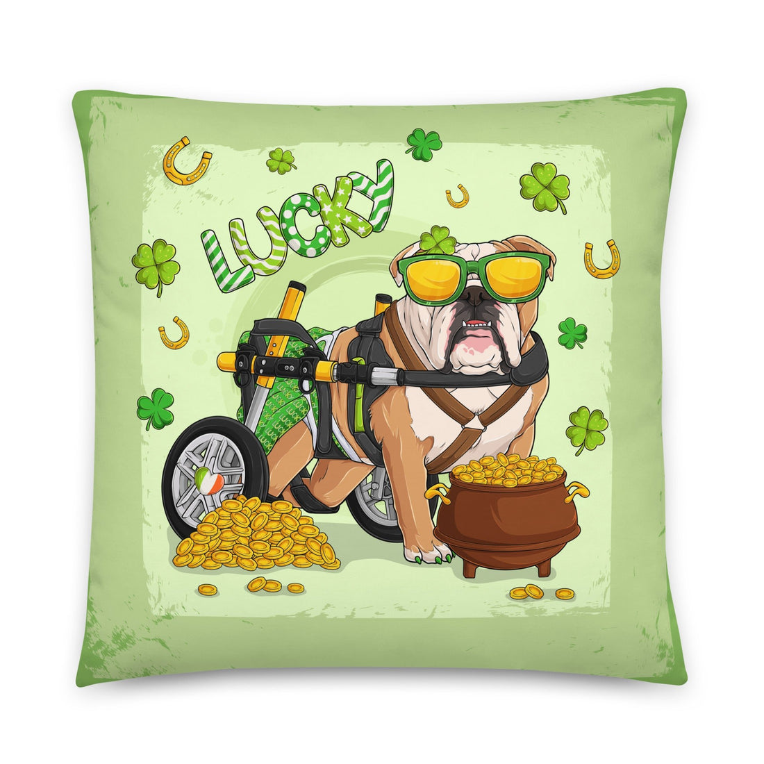&quot;Lucky&quot; Throw Pillow