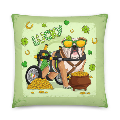&quot;Lucky&quot; Throw Pillow