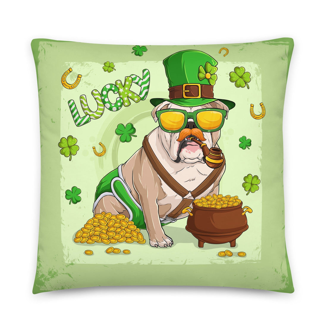 &quot;Lucky&quot; Throw Pillow