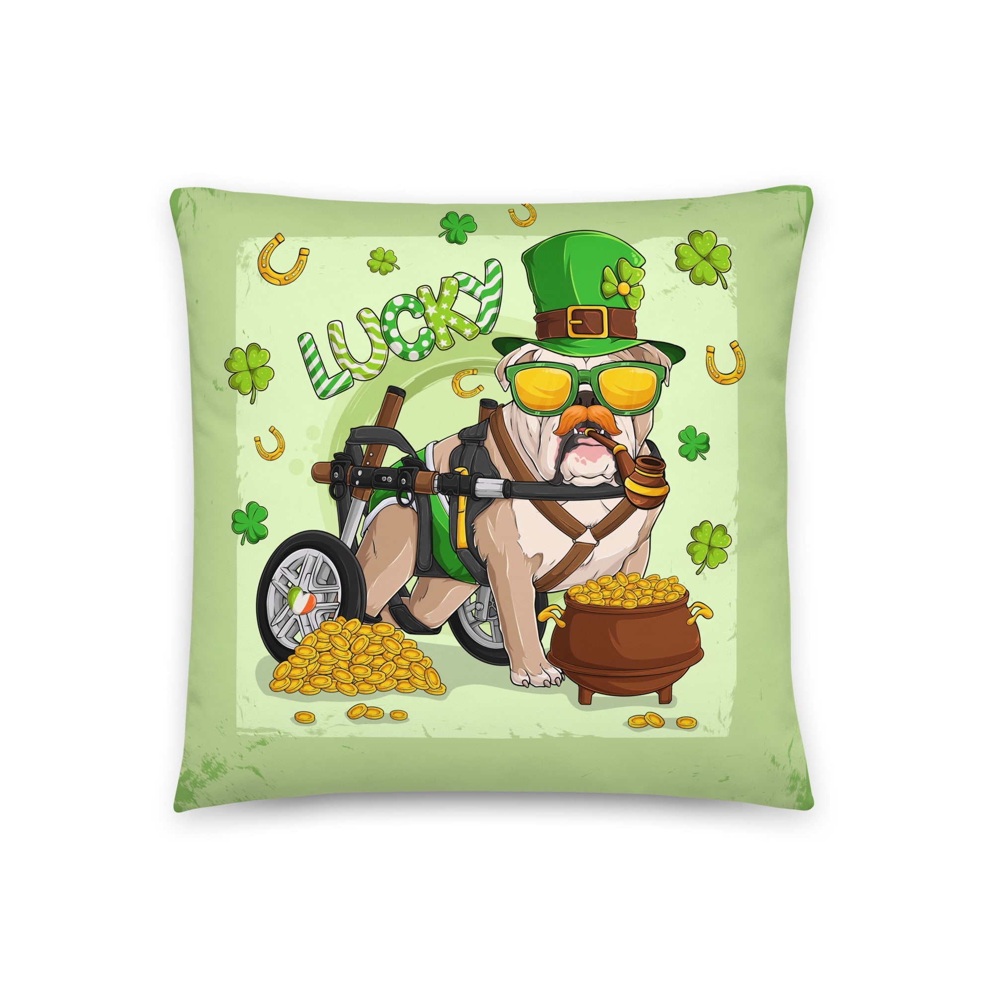 &quot;Lucky&quot; Throw Pillow