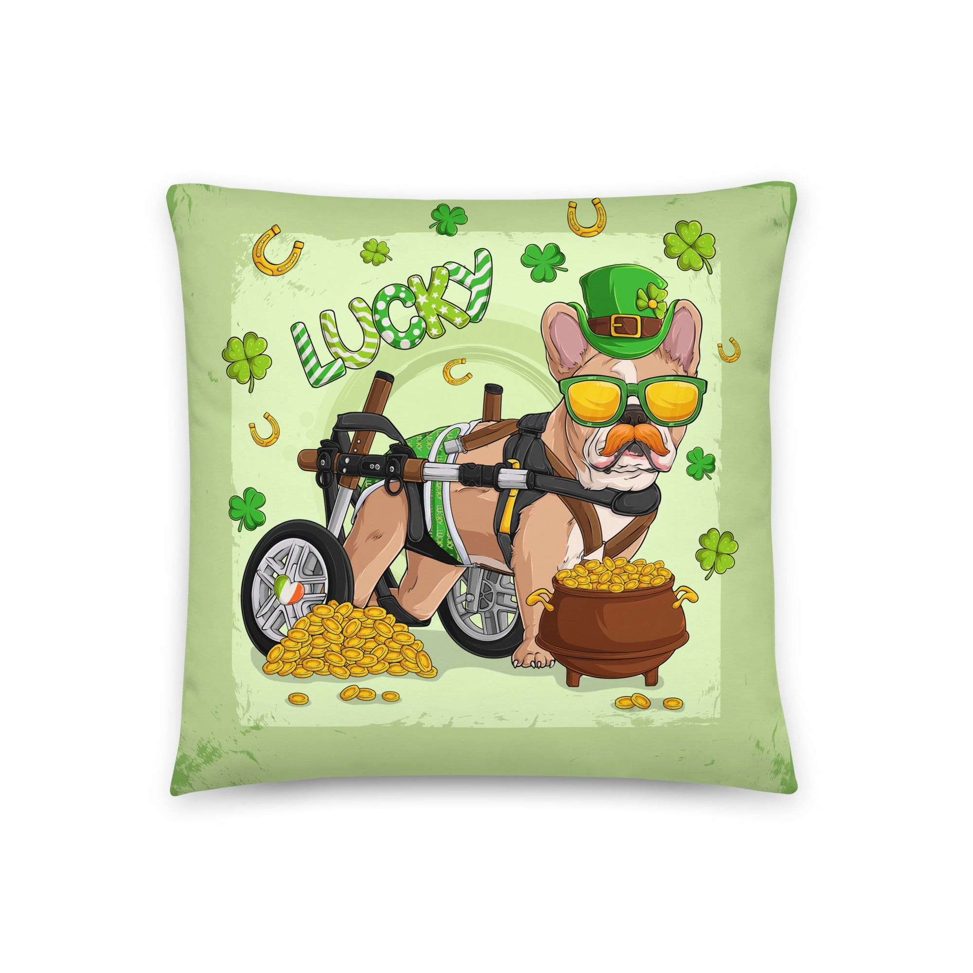 &quot;Lucky&quot; Throw Pillow